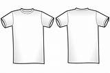 Shirt Blank Template Colouring Clipart sketch template