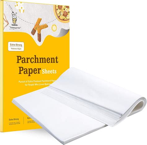 heavy duty baking paper sheets  pcs  cm katbite white precut parchment paper