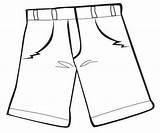 Abbigliamento Disegni Colorir Colorare Unos Pantalon Pantalones Menina Corto Imagui Boxer Banho Defines Flash Coloratutto sketch template
