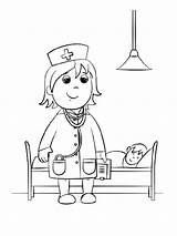 Coloring Doctor Pages Printable Kids Bright Colors Favorite Color Choose sketch template