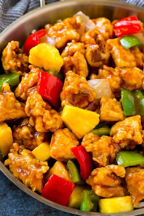 vegetarian sweet  sour chicken