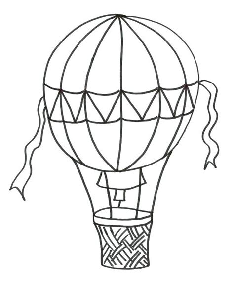 hot air balloon coloring pages  getcoloringscom