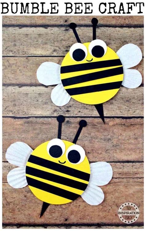 wooden craft bumble bees  kids  inspiration edit