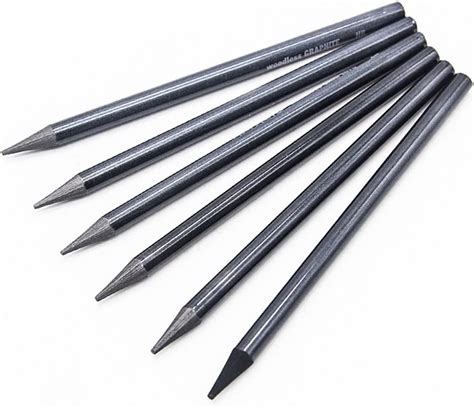 6b 2b 4b 6 grades of graphite hb 8b and ee looneng woodless graphite