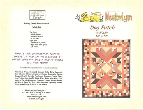 dog patch quilt meadowlyon designs