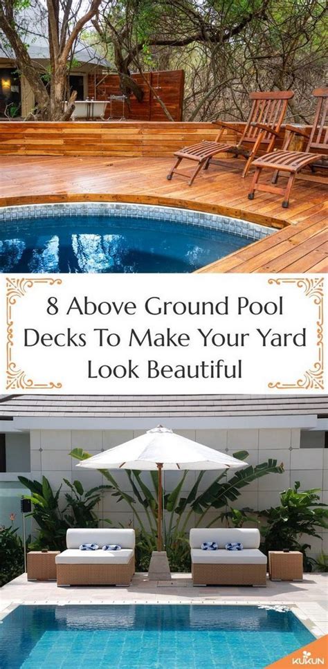 ground pool deck ideas   budget  diymakes