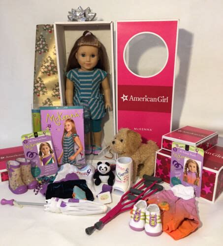 American Girl Doll Mckenna And Accessories Lot Set Euc Ebay