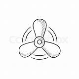 Propeller Boat Drawing Vector Sketch Icon Colourbox Paintingvalley sketch template