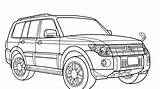 Mitsubishi Eclipse Drawing Pajero Coloring Getdrawings Drawings Paintingvalley sketch template