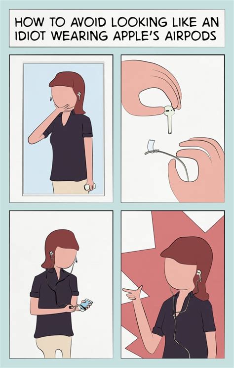 avoid    idiot wearing apples airpods funny stuff