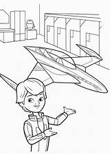 Miles Coloring Tomorrowland Pages Color Coloriage Print Coloring2print sketch template