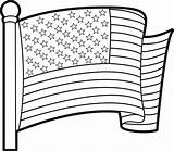Usa Flag Coloring Pages Printable Fly sketch template