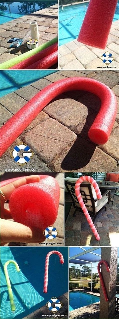 Candy Cane Pool Noodles Boring Regular Pool Noodles How To