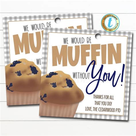 muffin     appreciation week etsy