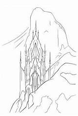 Elsa Frozen Castle Coloring Ice Pages Palace Drawing Printable Disney Google Theme Search Print Colouring Palaces Colors Elsas Arendelle Room sketch template