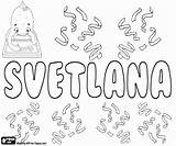 Svetlana Slavic sketch template