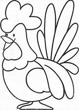 Rooster Coloringbay sketch template