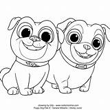 Puppy Dog Pals Coloring Disney Drawing Junior Print Harland Disegni Da Williams Copyright sketch template