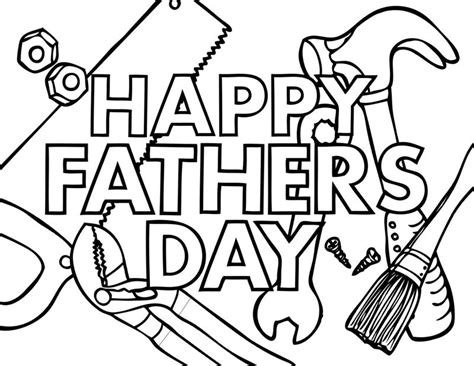 coloring pages fathers day coloring home