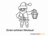 Weihnachten Laterne Claus Ausmalbilder Weihnachtsbilder Nikolaus Malvorlage Stampare Clipartsfree Babbo sketch template