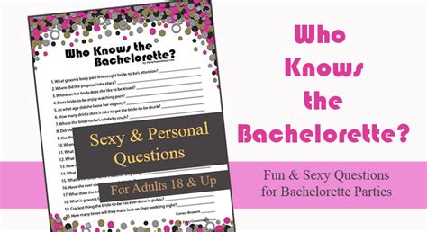 who knows the bachelorette printable game