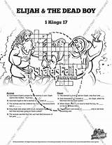 Elijah Widow Crossword School Jezebel Sharefaith Mobility sketch template