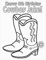 Spurs Cowboy Drawing Coloring Paintingvalley Boots Western sketch template