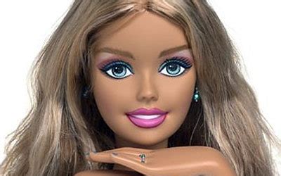 barbie primp  polish styling head