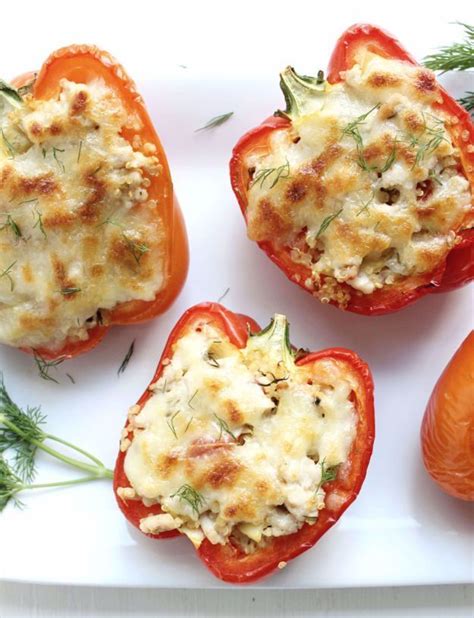 easy dinner recipes   stuffed peppers healthy meals