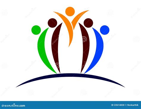 people logo stock photo image
