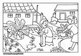 Scenery Drawing Coloring Kids Nature Village Natural Draw Pages Step Drawings Size Getdrawings Itl Big sketch template