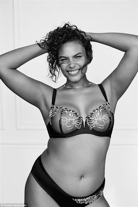 lane bryant hits out at victoria s secret with plus size lingerie campaign daily mail online