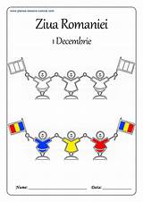 Colorat Romaniei Desene Ziua Decembrie Planse Copii Unire Harta Activitati Romani Materiale Imaginea sketch template