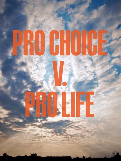 issue pro life  pro choice
