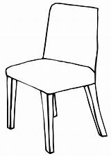 Chair Coloring Pages Chair1 sketch template