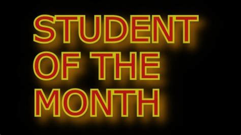 student   month youtube