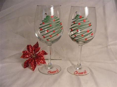 This Item Is Unavailable Etsy Christmas Wine Glasses Hand Painted