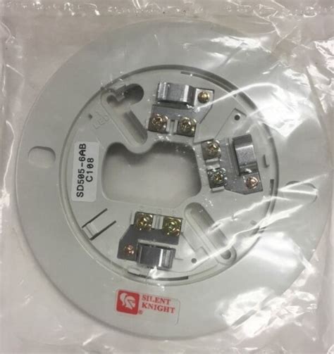 addressable smoke detector base  silent knight model sd ab ebay