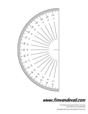 printable protractor tims printables