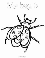 Coloring Bug Pages Printable Ladybug Insect Kids Lightning Print Bugs Color Noodle Template Twisty Insects Twistynoodle Clipart Printables Favorites Login sketch template