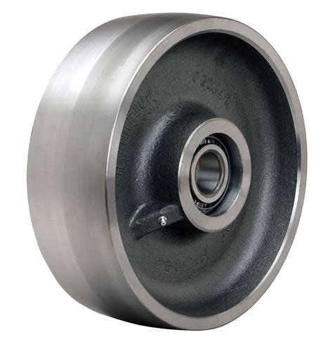grainger approved steel tread wheel  wheel   lb load rating duw  fsb