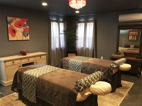 couples massage room luxury bedding massage room home decor
