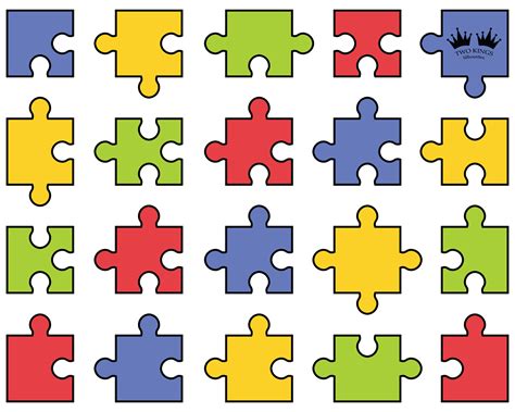 svg file  cricut puzzle piece svg file jigsaw  separate piece