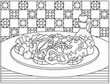 Coloring Salad Pages Summer Maori Nutritioneducationstore Getdrawings Getcolorings Color Popular Relaxing sketch template