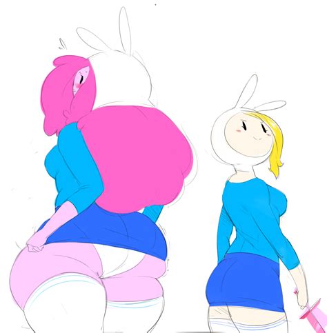 Rule 34 2girls Adventure Time Ass Big Ass Blush Breasts