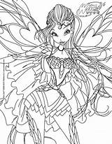 Winx Coloring Pages Club Bloom Bloomix Transformation Color Print Linear Fairy Printable Hellokids Virtual Cartoon Colouring Colorings Kids Getcolorings Visit sketch template