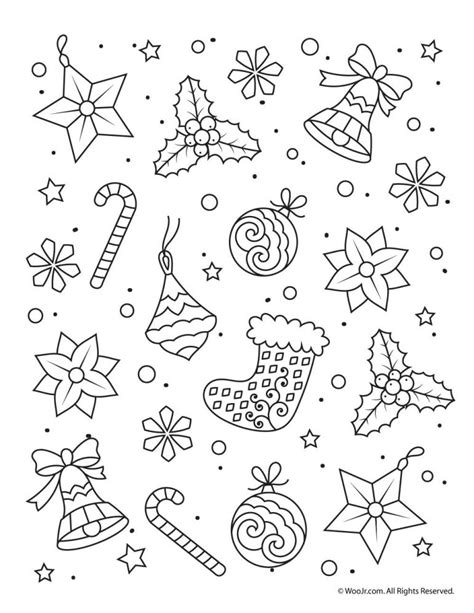 beautiful printable christmas adult coloring pages woo jr kids