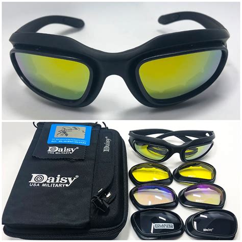 daisy c5 polarized tactical goggles photochromic cycling glasses uv400