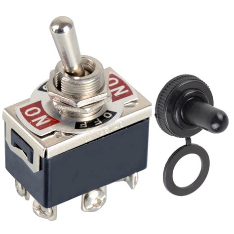 piece dpdt mini waterproof switch cap  pin   miniature toggle switches