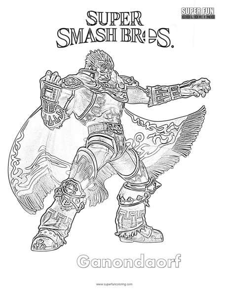 ganondorf coloring pages